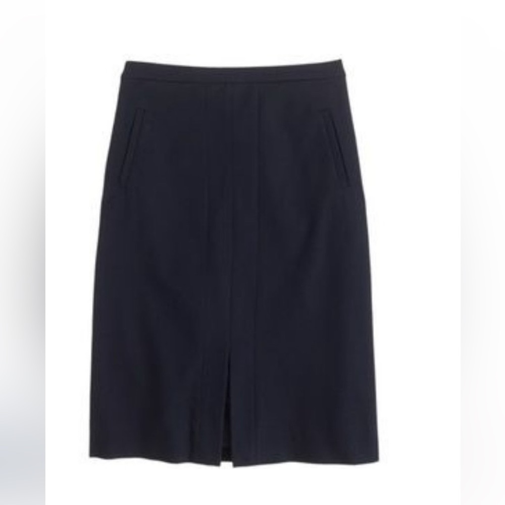 NWT J.CREW:A-Line Skirt Size 4 BLACK